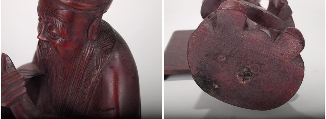 民間仕入れ品　中国孔子像　激安骨董品<BR>  X764C12 -5