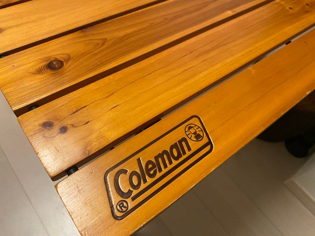 Coleman 木製アウトドアテーブル