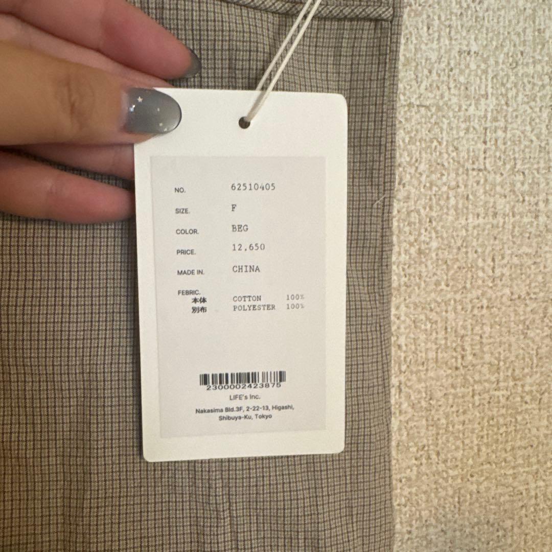 【メルカリ最安】anuke Backopen Check Tops