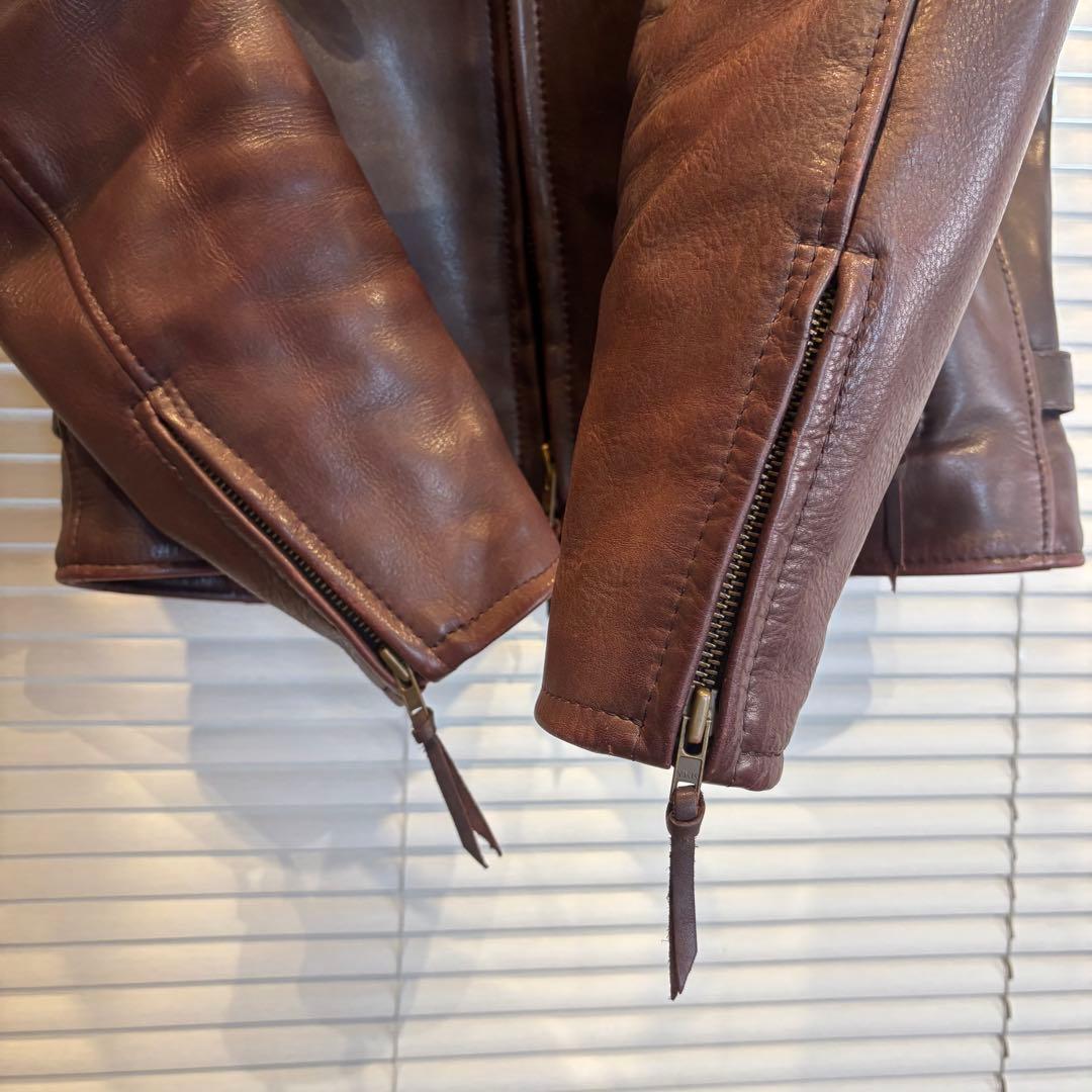 【KADOYA】　ヘッドファクトリー AS-1VS シングルライダースジャケット