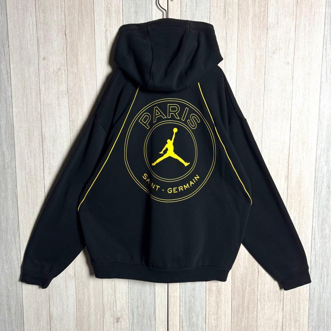 3396【希少・人気】ジョーダン×パリサンジェルマン ジャンプマンロゴ パーカー