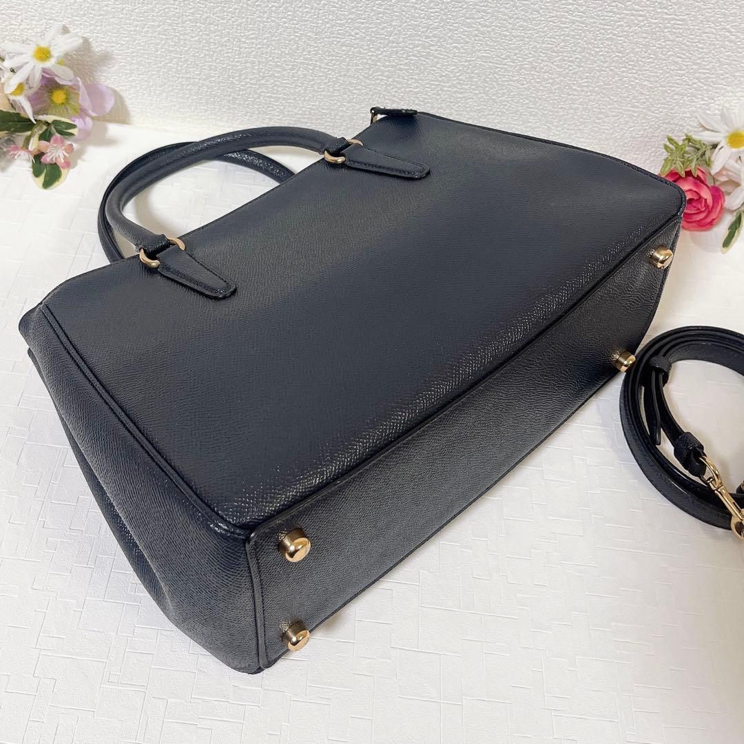 【極美品】COACH コーチ ショルダーバッグ 2WAY ハンドバッグ チャーム