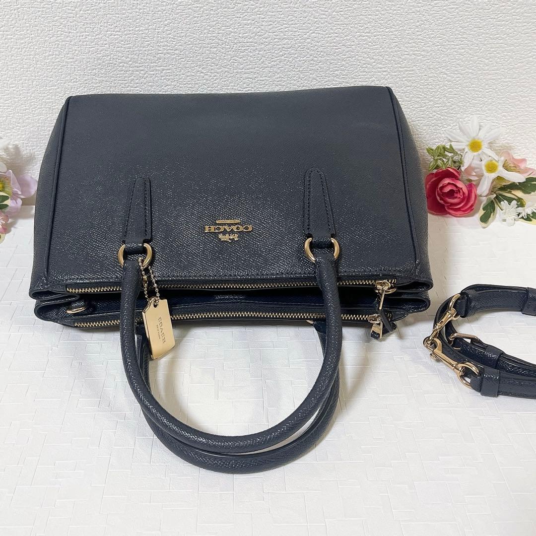 【極美品】COACH コーチ ショルダーバッグ 2WAY ハンドバッグ チャーム