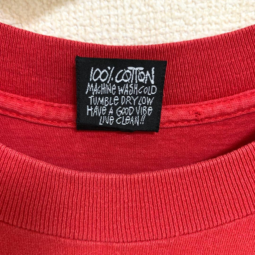 80s 前期 STUSSY USA製 黒タグ ラスタ ライオン Leo Tシャツ