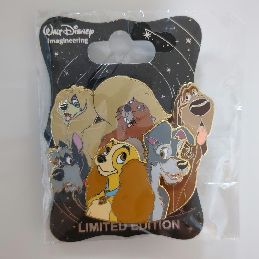 LE250 レディ＆トランプ わんわん物語 ディズニー ピンバッジ