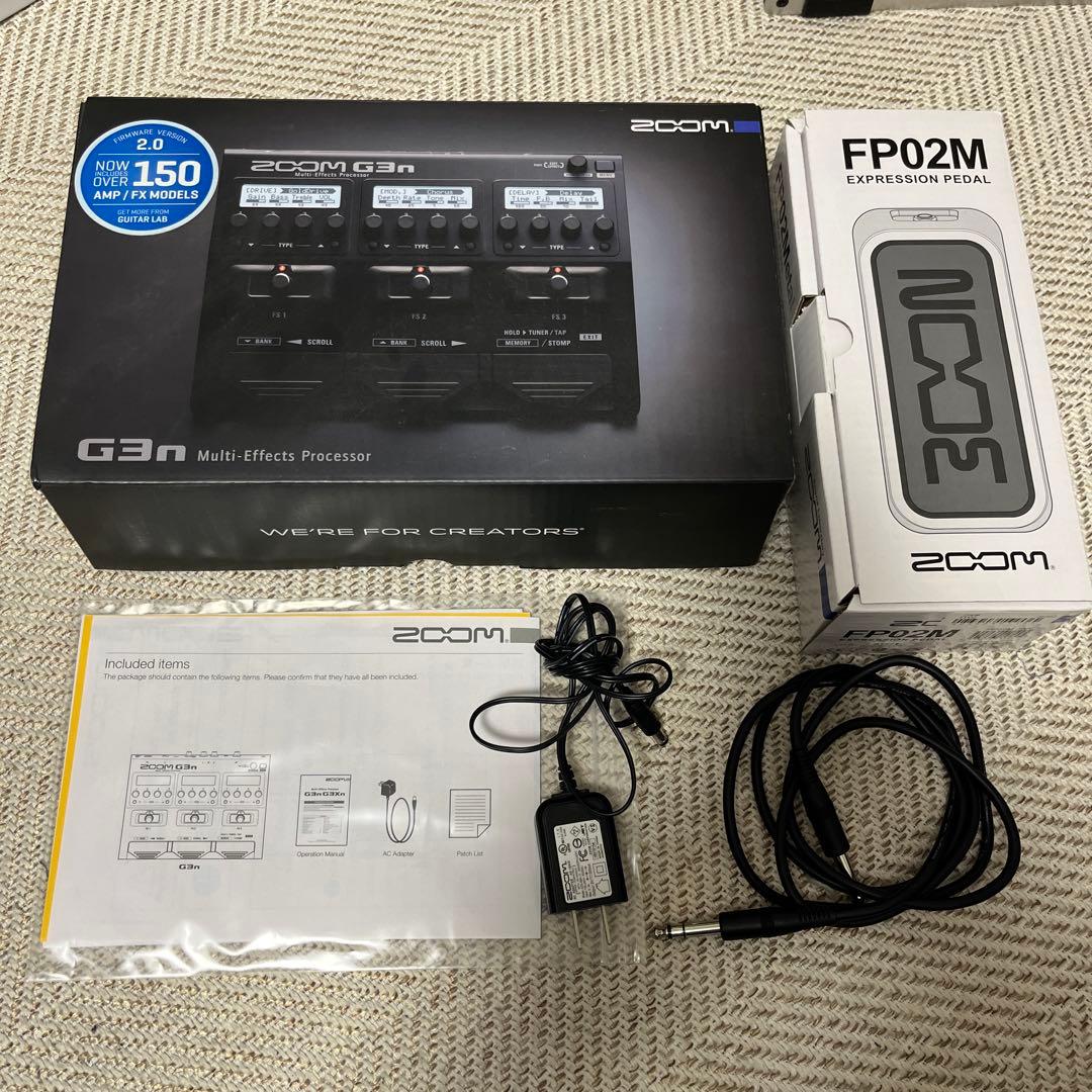 zoom G3n マルチエフェクター＋FP02M エクスプレッションペダル