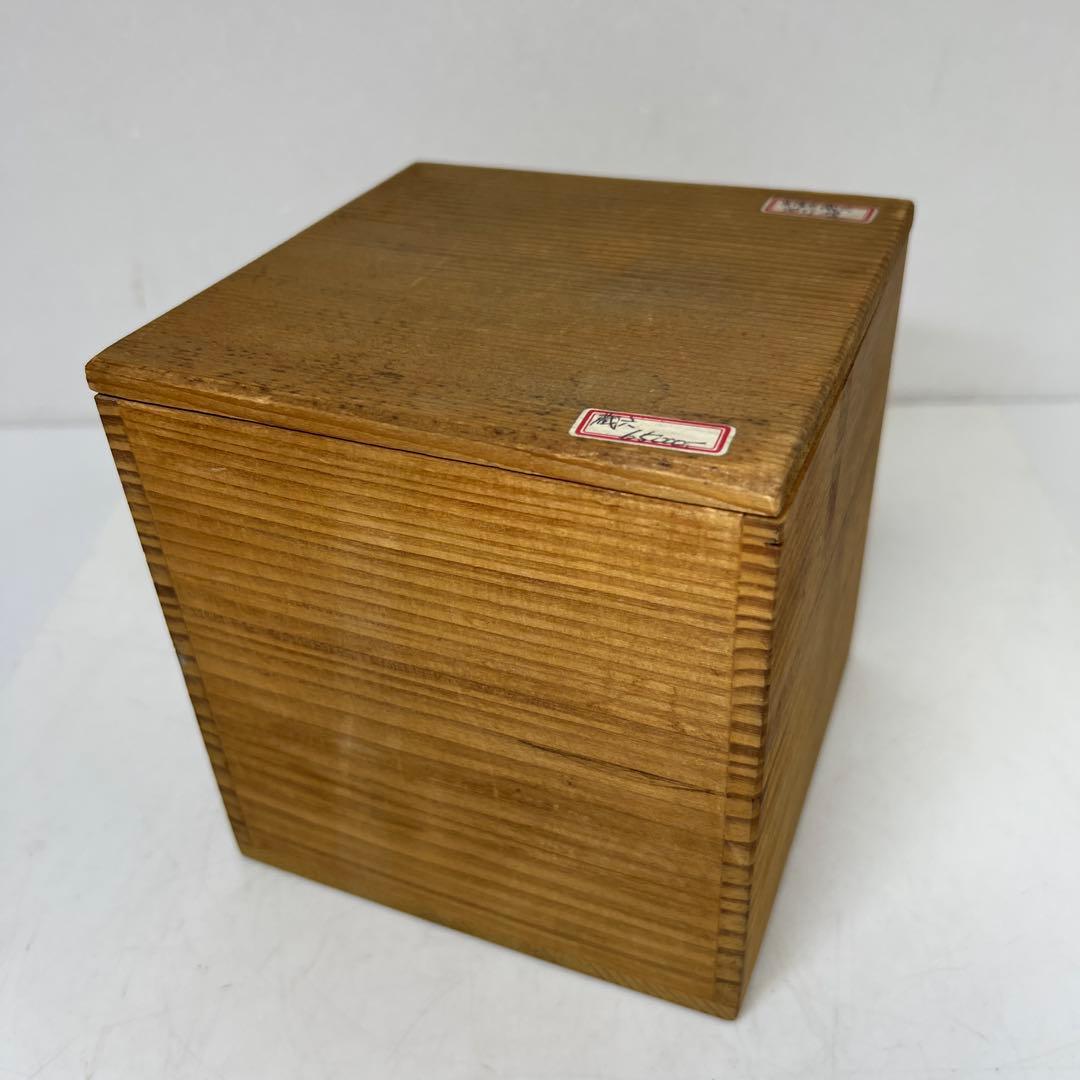 真清水蔵六　西行像　木箱付　高さ13㎝東Y7-0512①タサチ