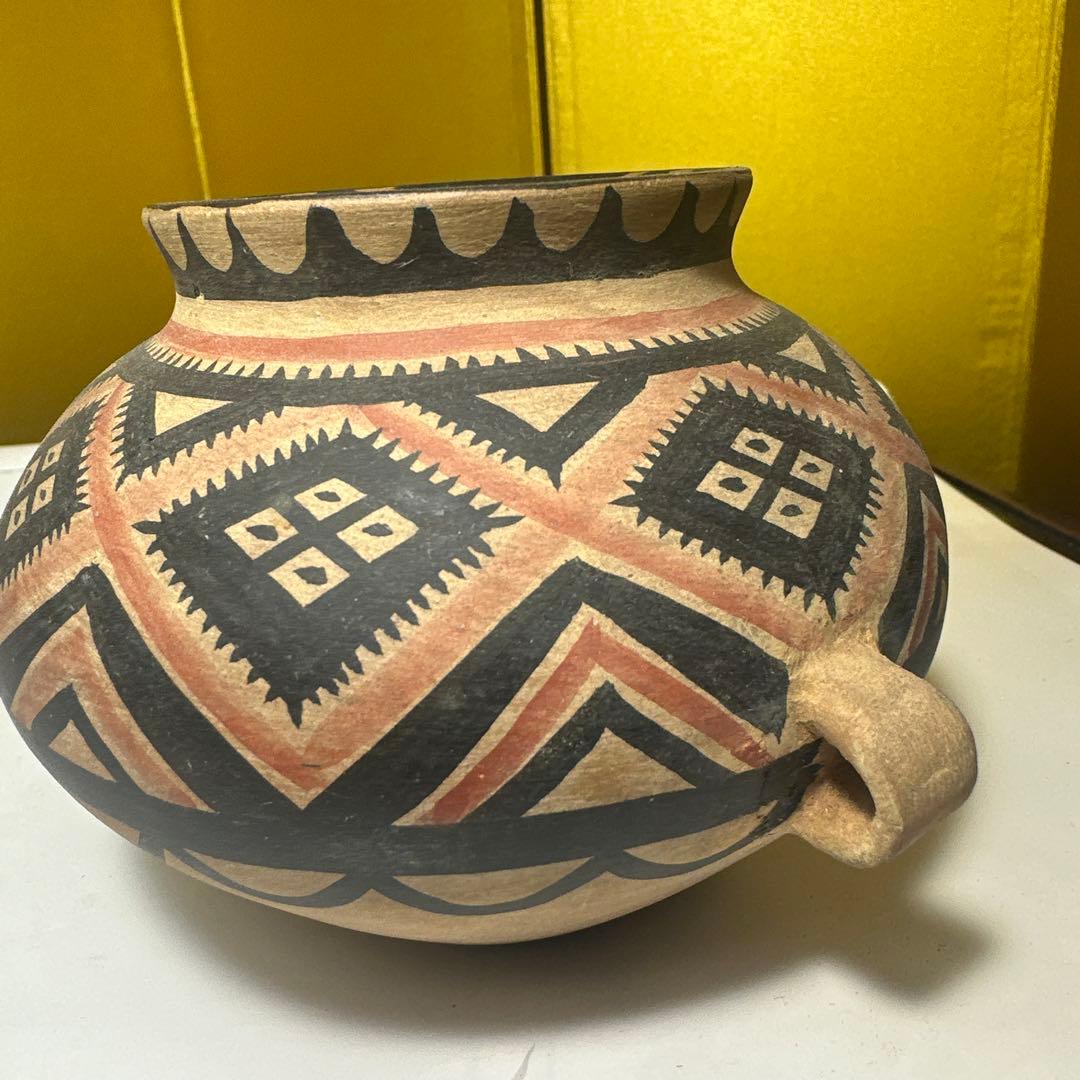 中国，骨董，彩陶，纪元前，陶器の丸型壺