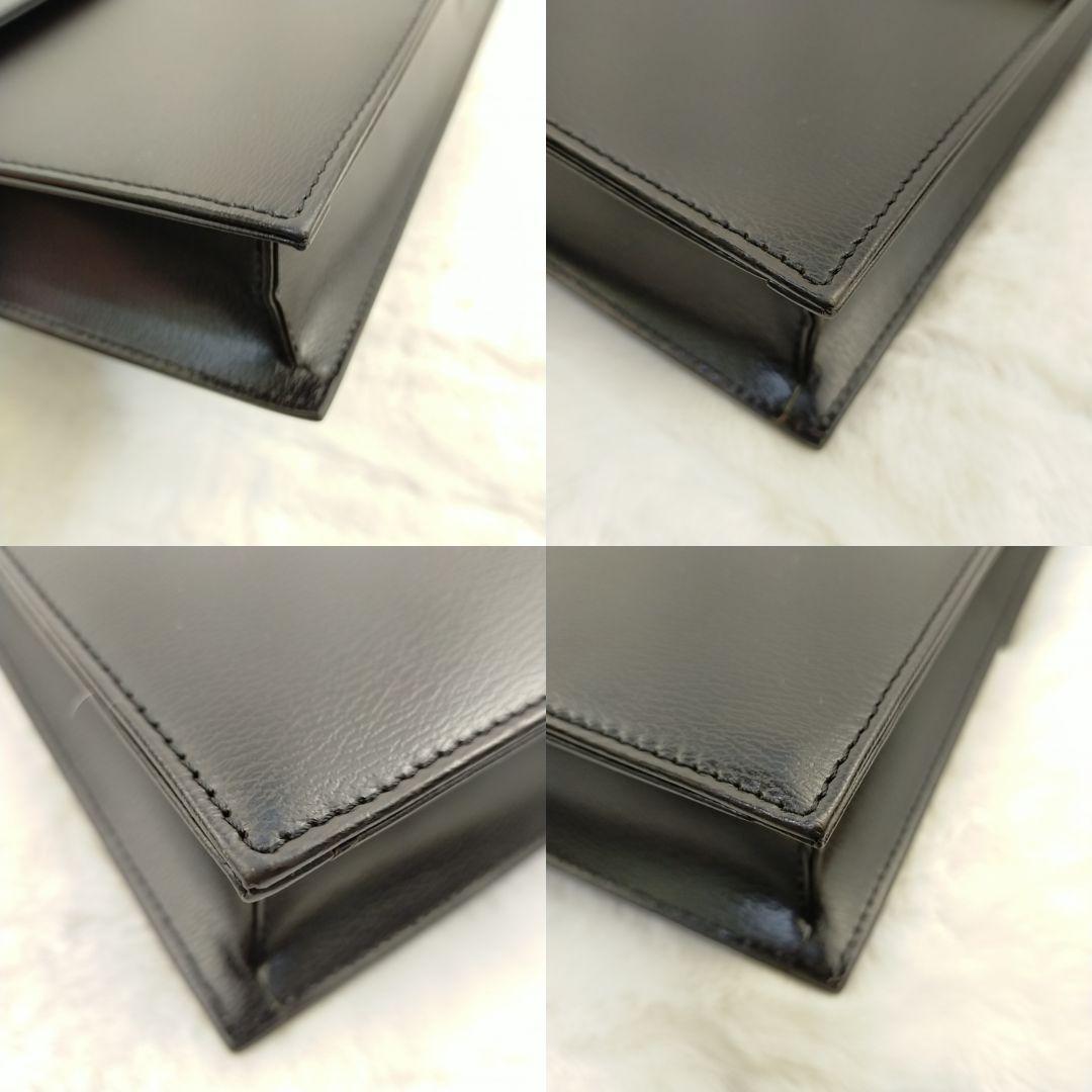 ✨️極美品✨　dunhill　ビジネスバッグ　黒　レザー　ロゴ