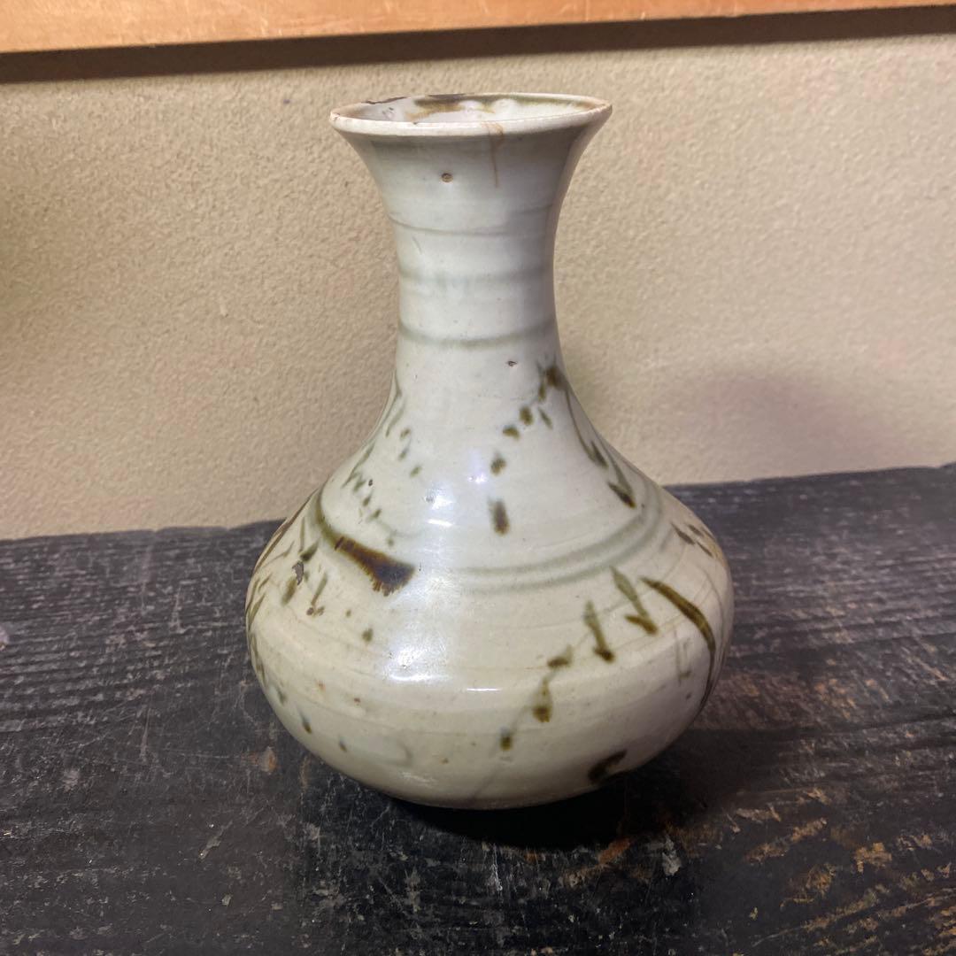 中国古玩　染付徳利17cm12cm