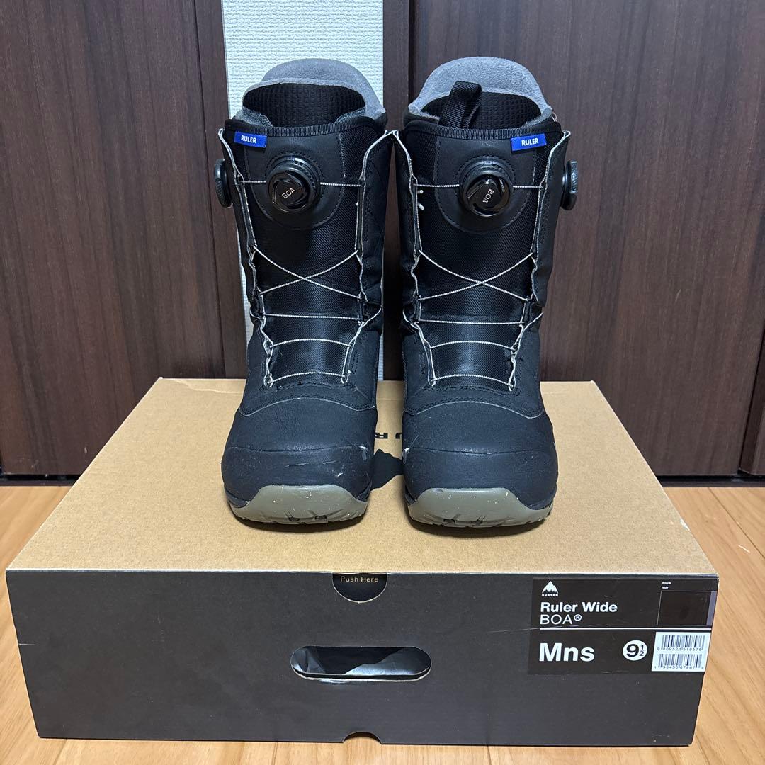 スノーボード BURTON Ruler Wide BOA 9 1/2 27.5cm