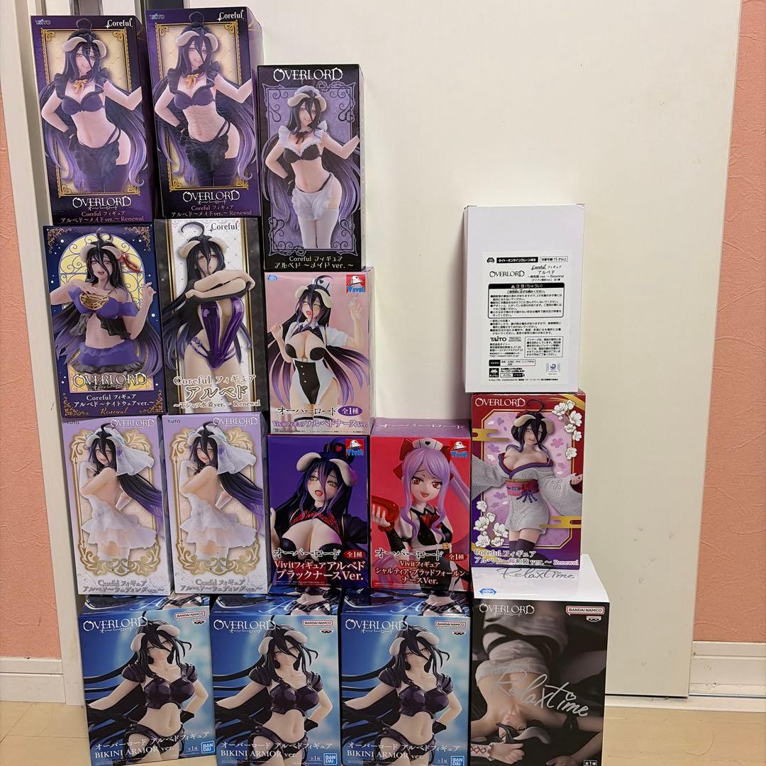 オーバーロード　フィギュア（16点）　タイクレ限定　アルベド　シャルティア