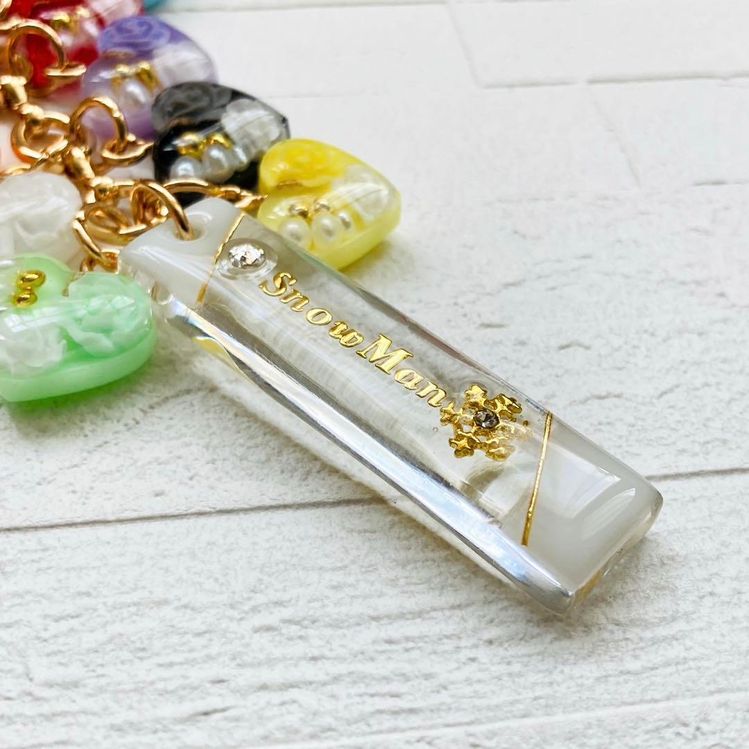 なおページ Man 阿部亮平 名入れチャーム レジン10点