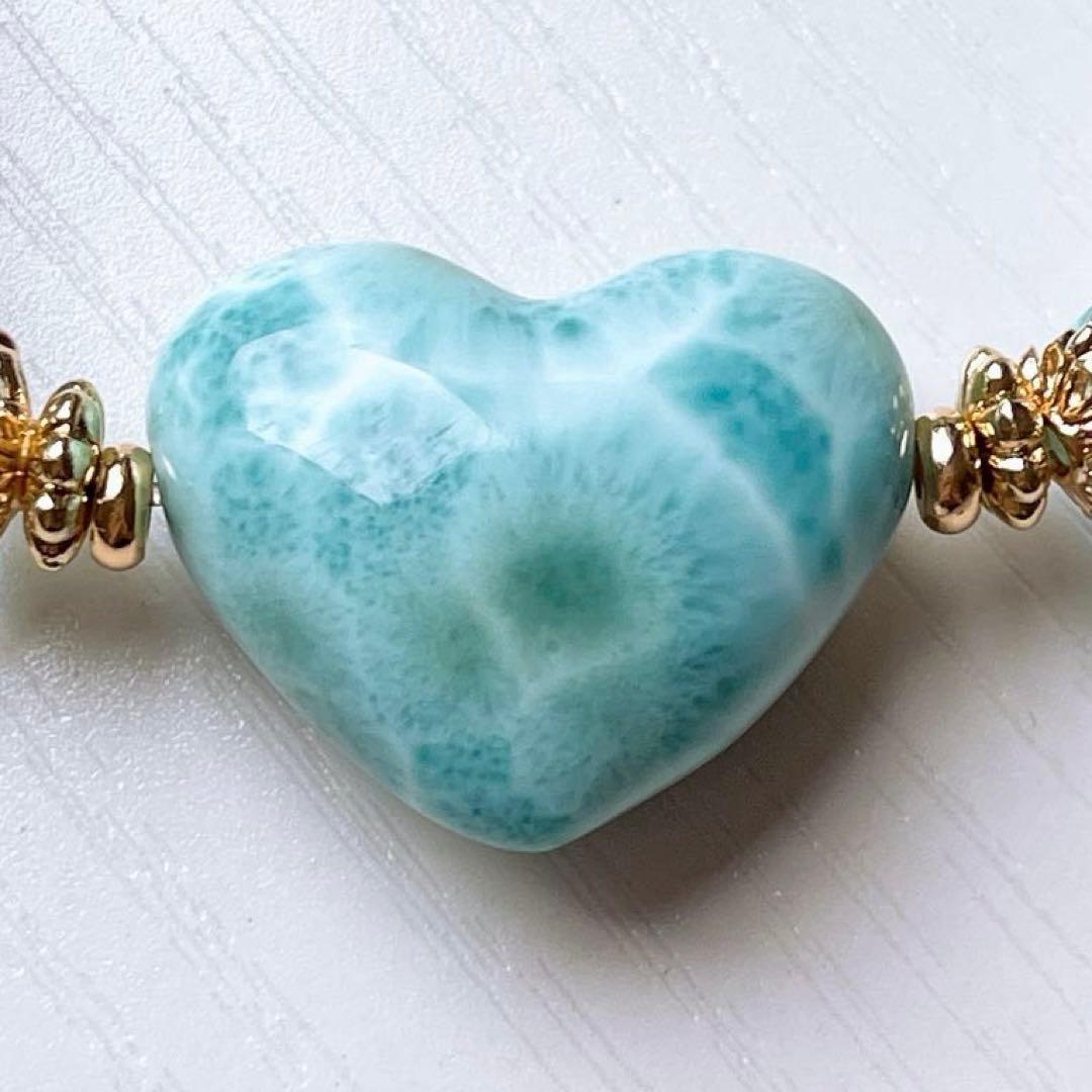 Berry様♥️ラリマー 大玉16.6mm＆ブルートパーズ天然石ブレスレット