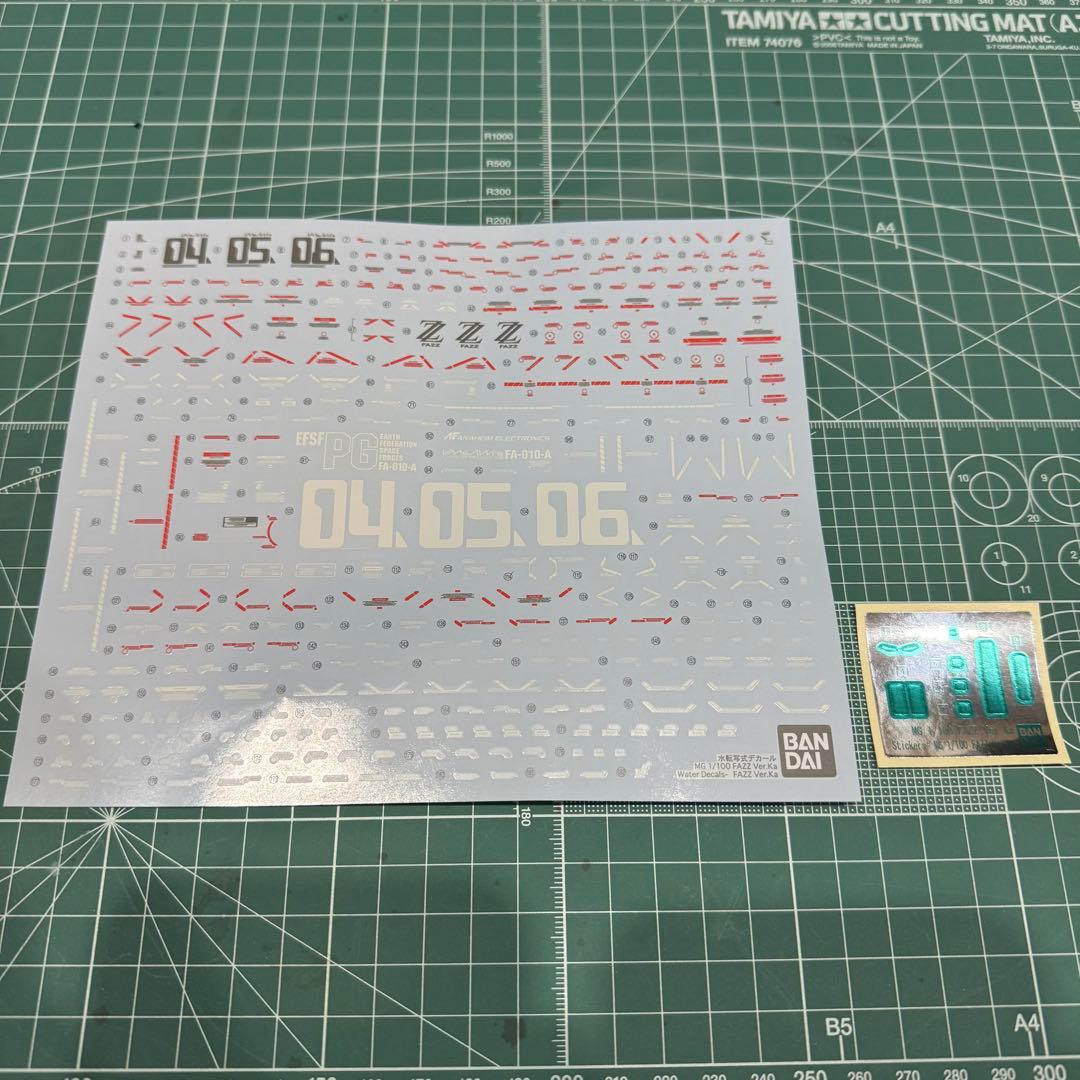 【素組み】MG 1/100 FAZZ Ver.Ka センチネル Ex-S