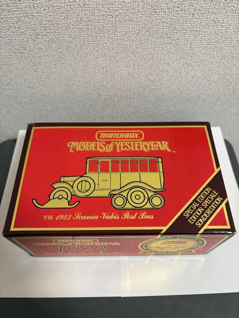 ミニカー matchbox y16 1923 scania vabis postbus