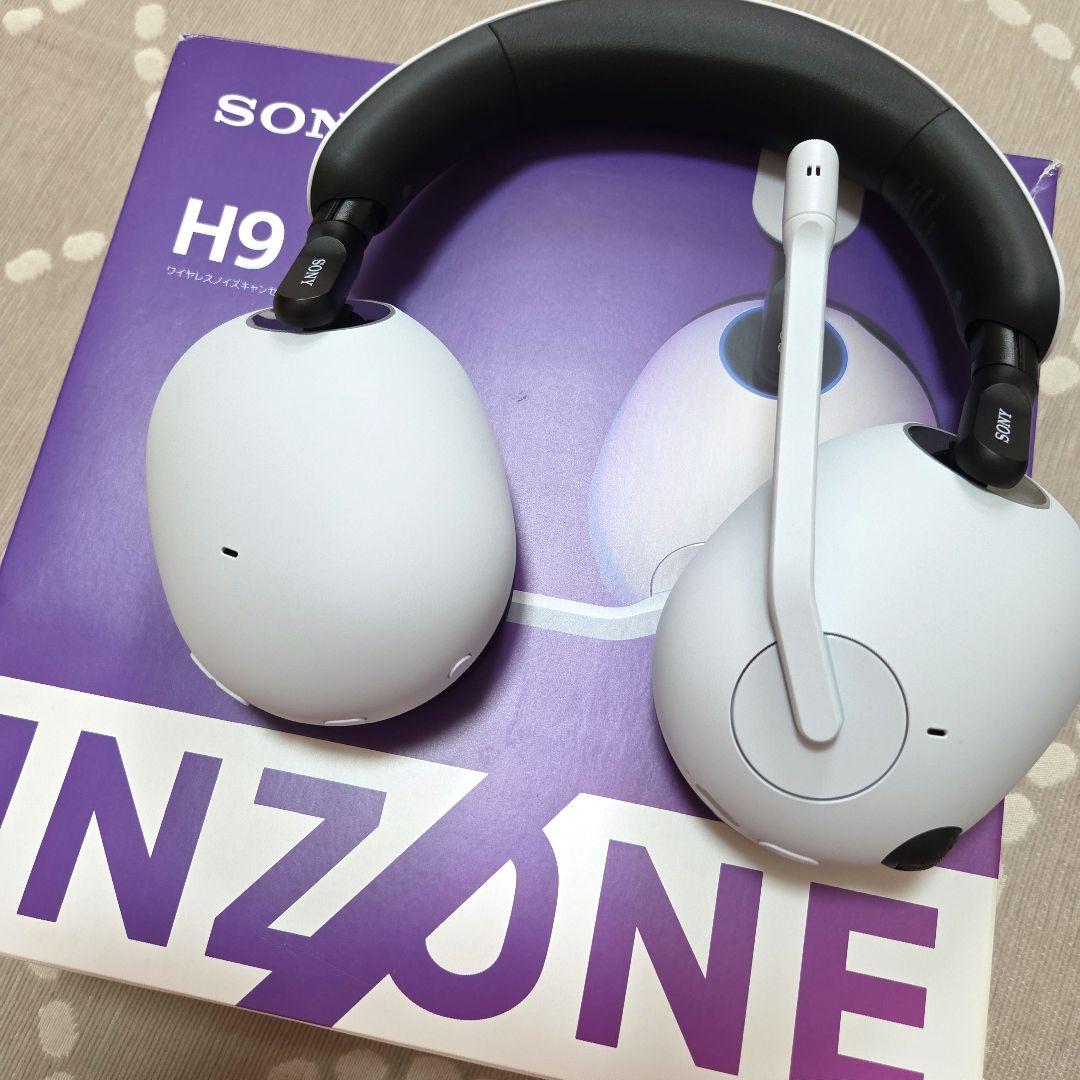sony inzone h9　美品　動作良好　ゲーミングヘッドセット　ワイヤレス