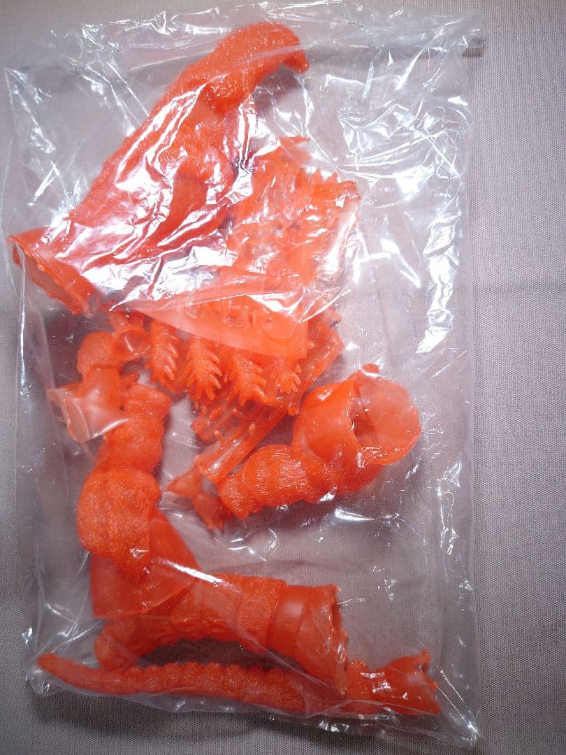 ゴジラ　GODZILLA 1995　海洋堂　限定版 透明(赤)　原型：酒井ゆうじ