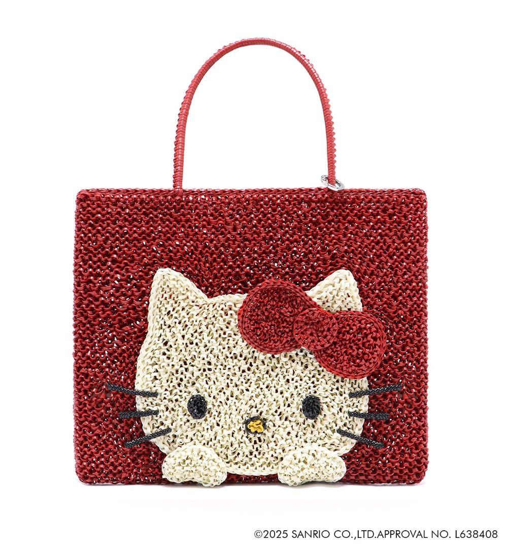 アンテプリマ ハローキティ/スクエア ラージ/マットレッド 新品未使用品