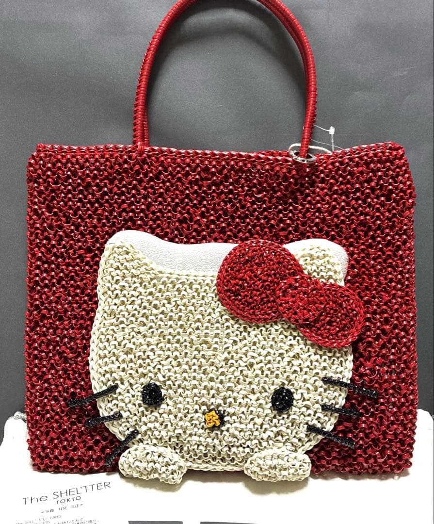 アンテプリマ ハローキティ/スクエア ラージ/マットレッド 新品未使用品