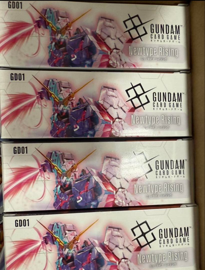 小*崇様 ガンダムカードゲーム ブースター　4BOX テープ付Newtyperi