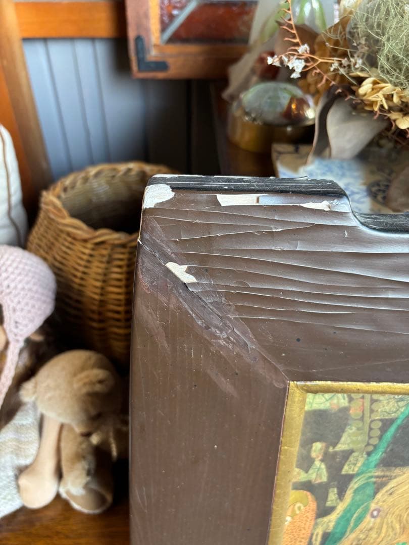 クリムト　アートポスター 複製画　額縁付き 少々難あり アンティーク　インテリア