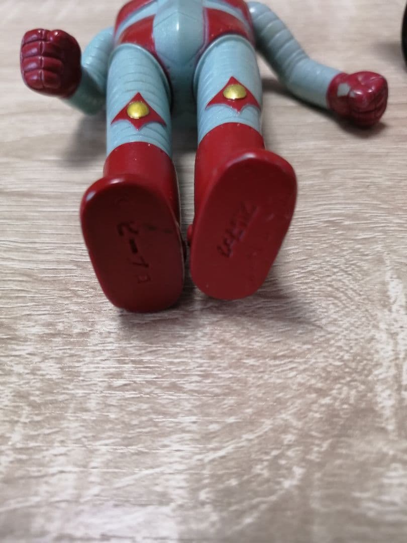 昭和レトロソフビ、電人ザボーガーフィギュアとバイクセット当時物