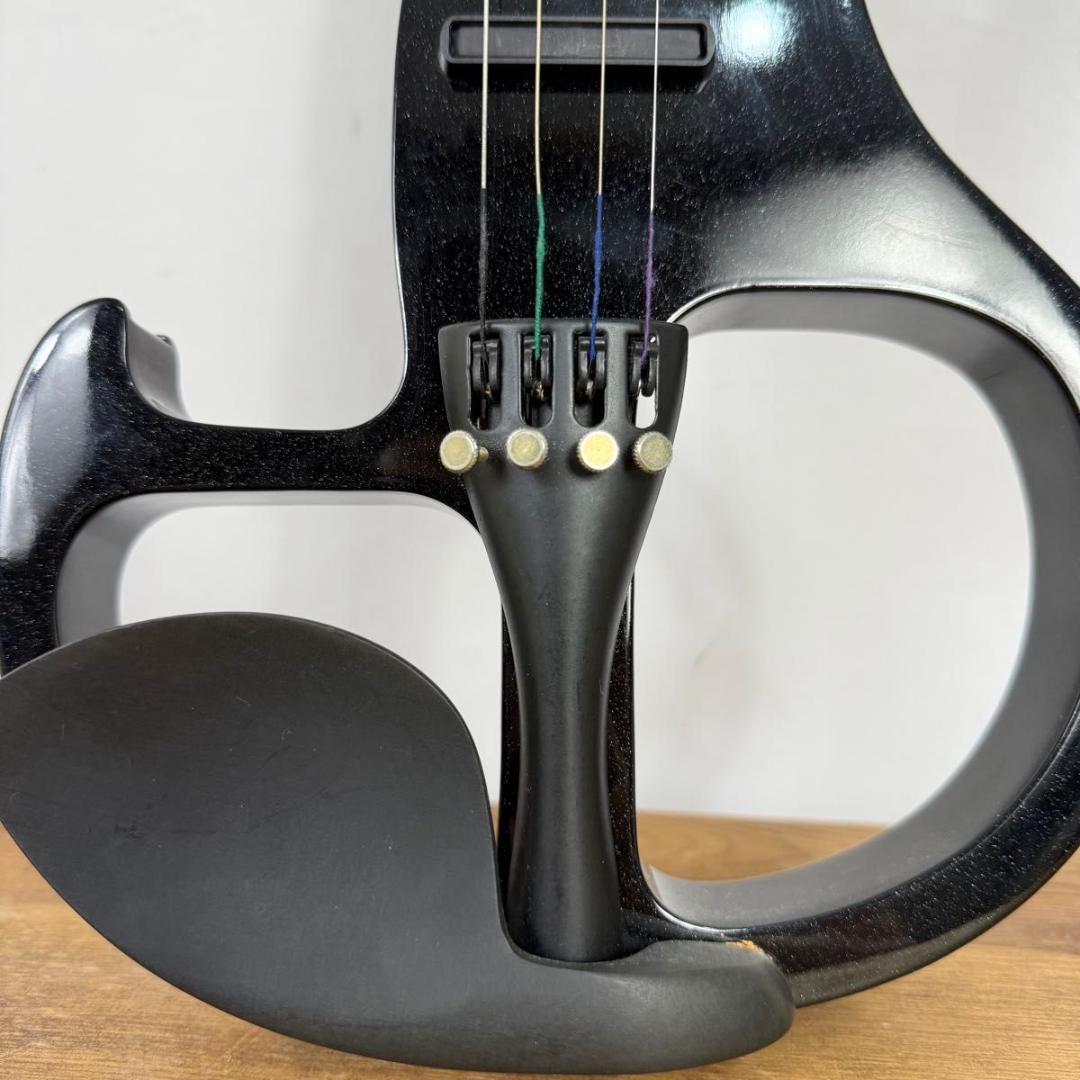【美品】hallstatt サイレントバイオリン CV-210E エレキ 黒