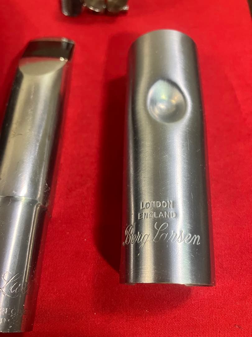 Berg Larsen メタルマウスピース 100/1M オフセット　リガチャー