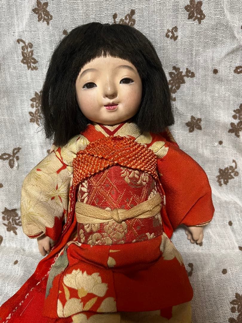 自由人形　市松人形