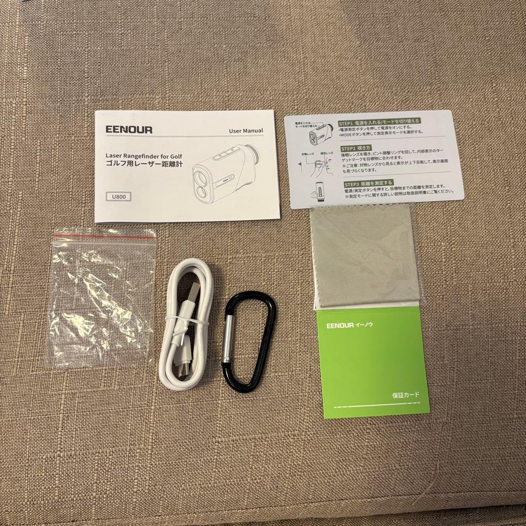 EENOUR ゴルフ用距離計 グレー