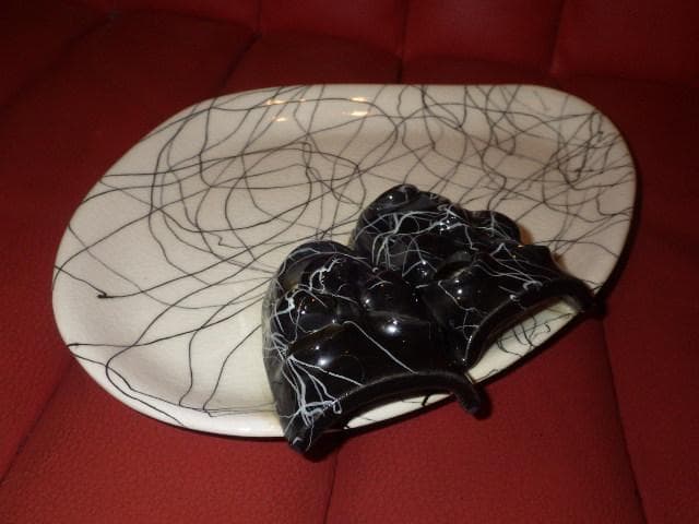 50'S★ツーフェイス★ディッシュ★16★ビンテージ★ジュエリートレイ★小物入れ