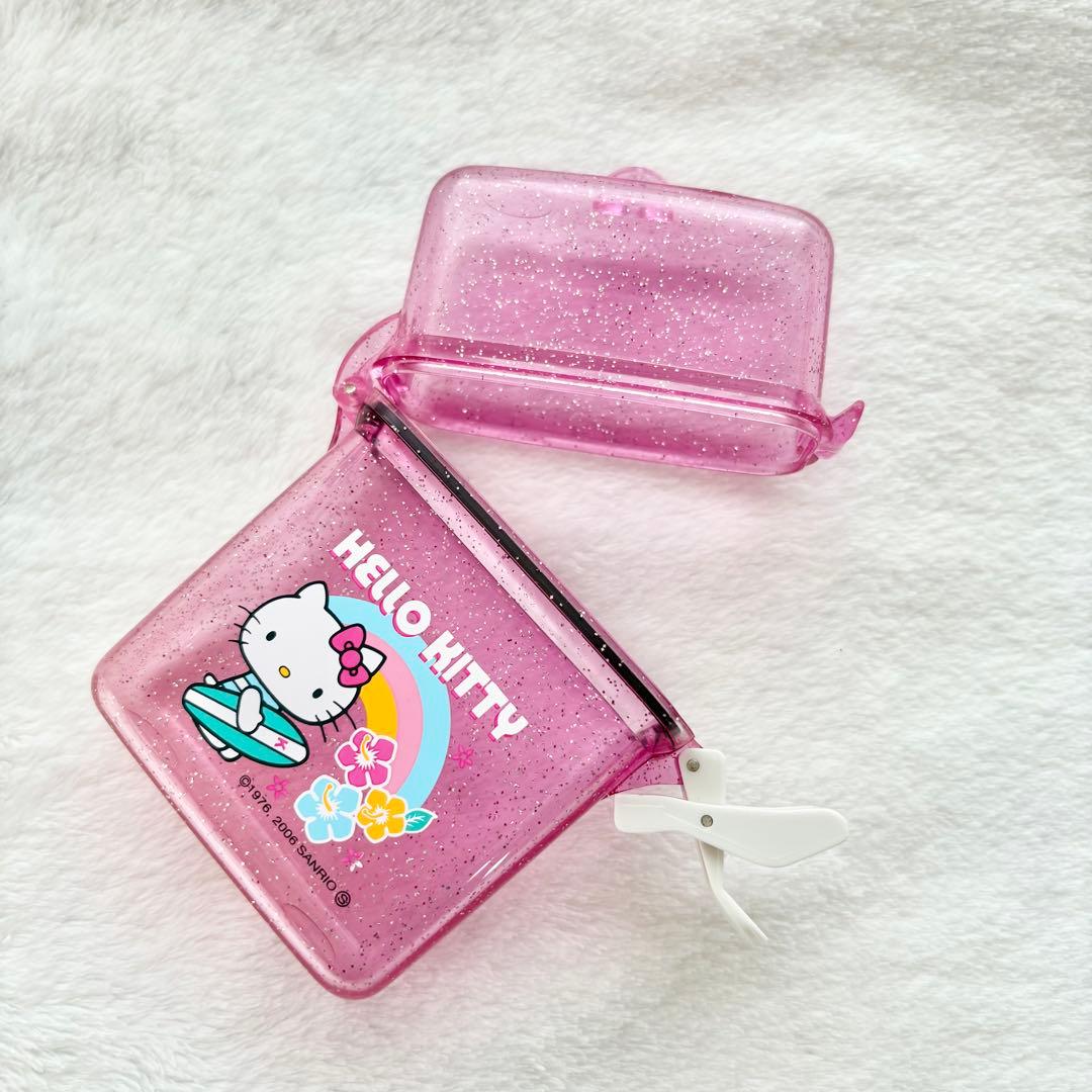 ハローキティ　hello kitty キティちゃん　スケルトンケース　レトロ