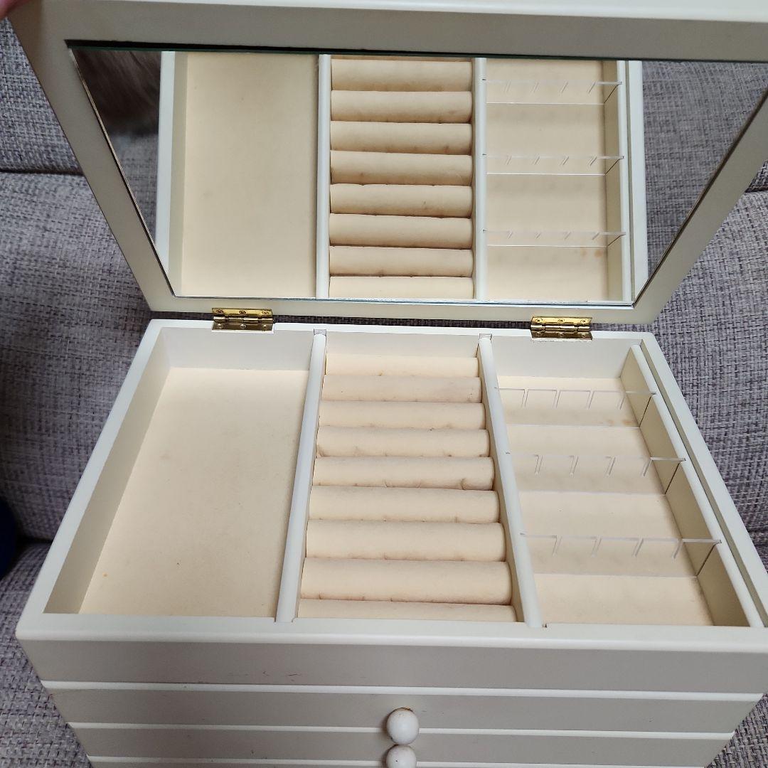 キティちゃん ミラー付き ジュエリーボックス アクセサリーケース レア 希少