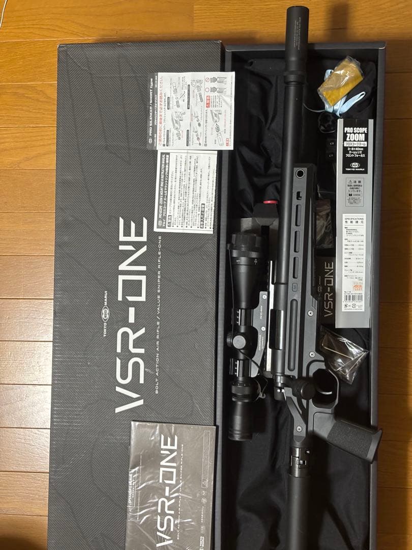 東京マルイ　VSR-ONE スコープ、サイレンサー付き