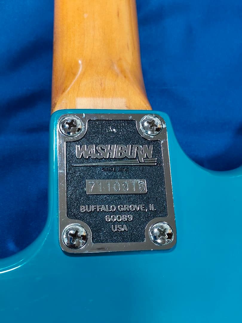 10日ほど修理いたしますWashburn G-JRV エレキギター 青