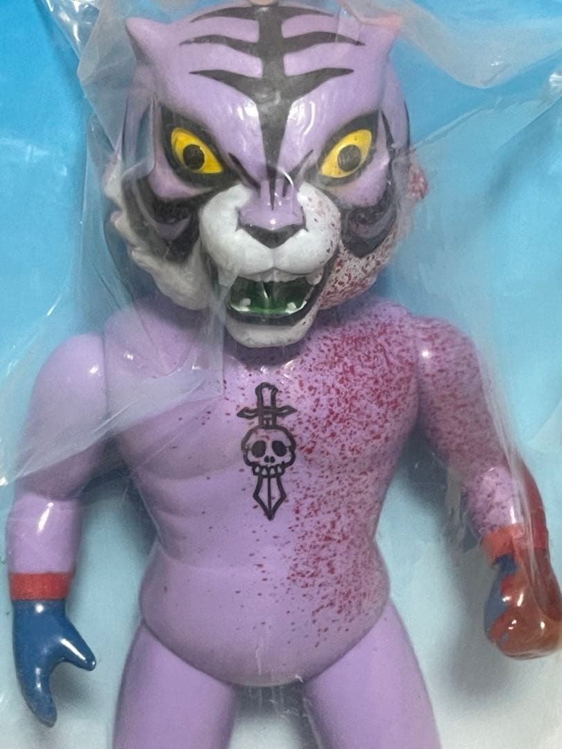 マルサン　タイガーマスク　タイガーザグレート　ソフビ　キャラクター魂誌上限定