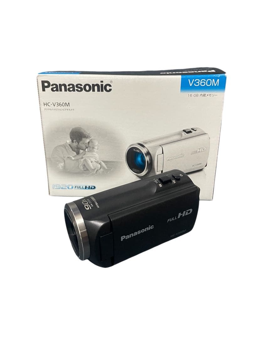 ❷美品 Panasonic HC-V360M ビデオカメラ 通電確認済み