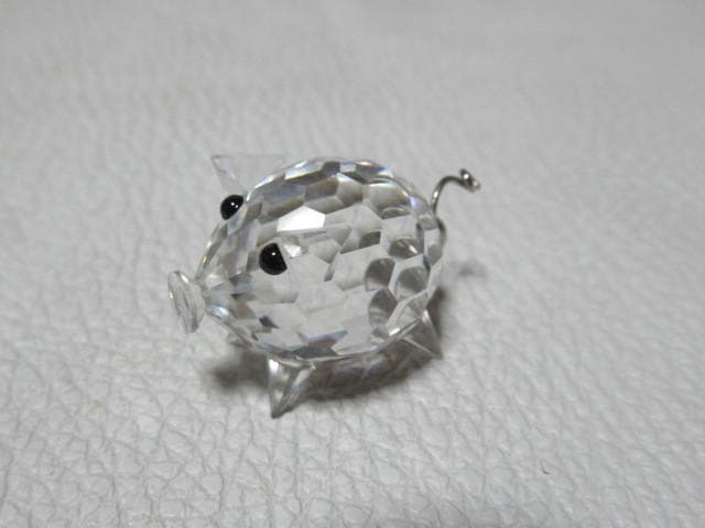 未使用 希少 2000年廃盤品 オーストリア製◆スワロフスキー『豚』010028