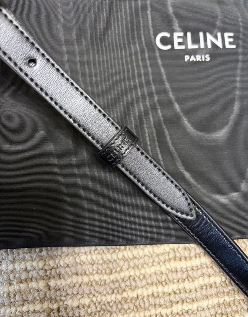 セリーヌCELINE新品ミニショルダーバック☆伊勢丹購入トリオンフ