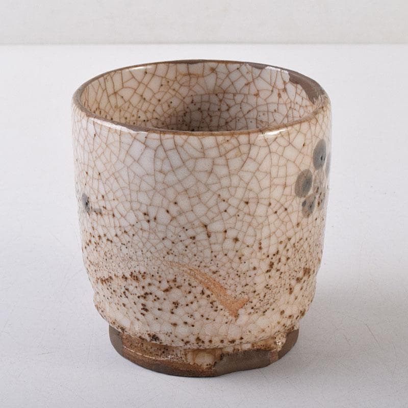 茶道具　古志野　梅絵図　茶碗　時代箱　V　R8652