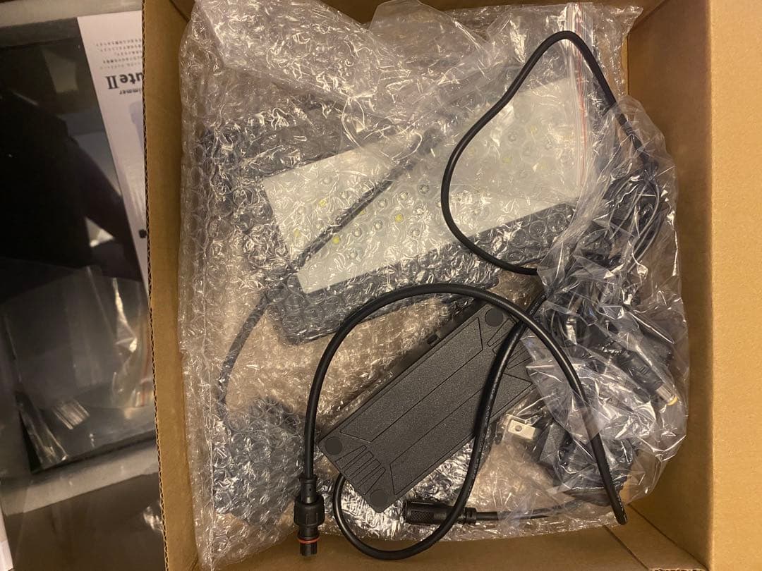 【新品未使用】ORCA シェル2水槽 LEDライト付き キューブ型