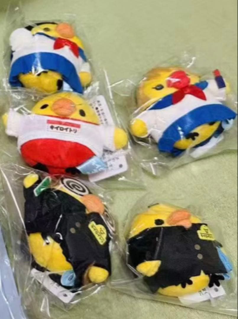 キイロイトリ学園 てのりぬいぐるみ 5点セット