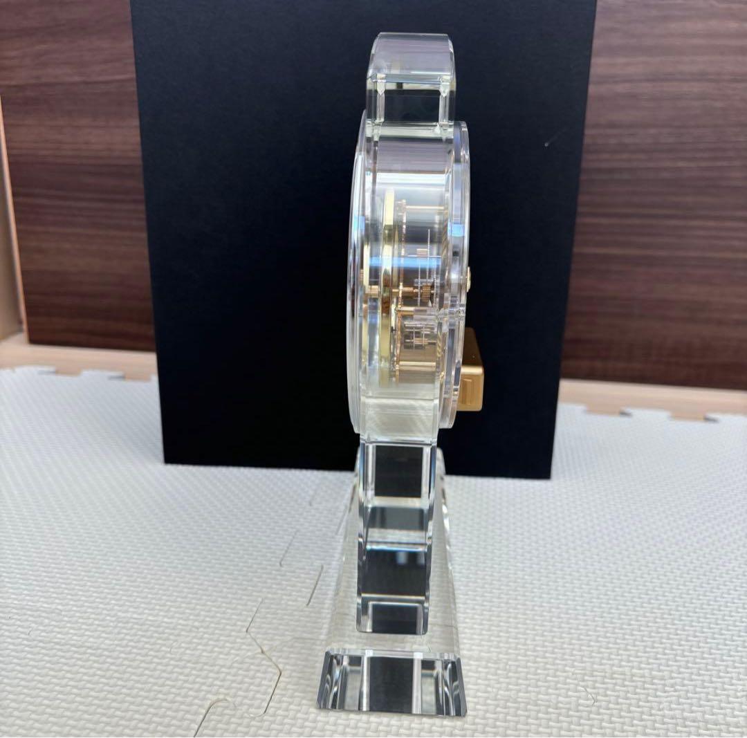 ナルミ　ガラス製置き時計