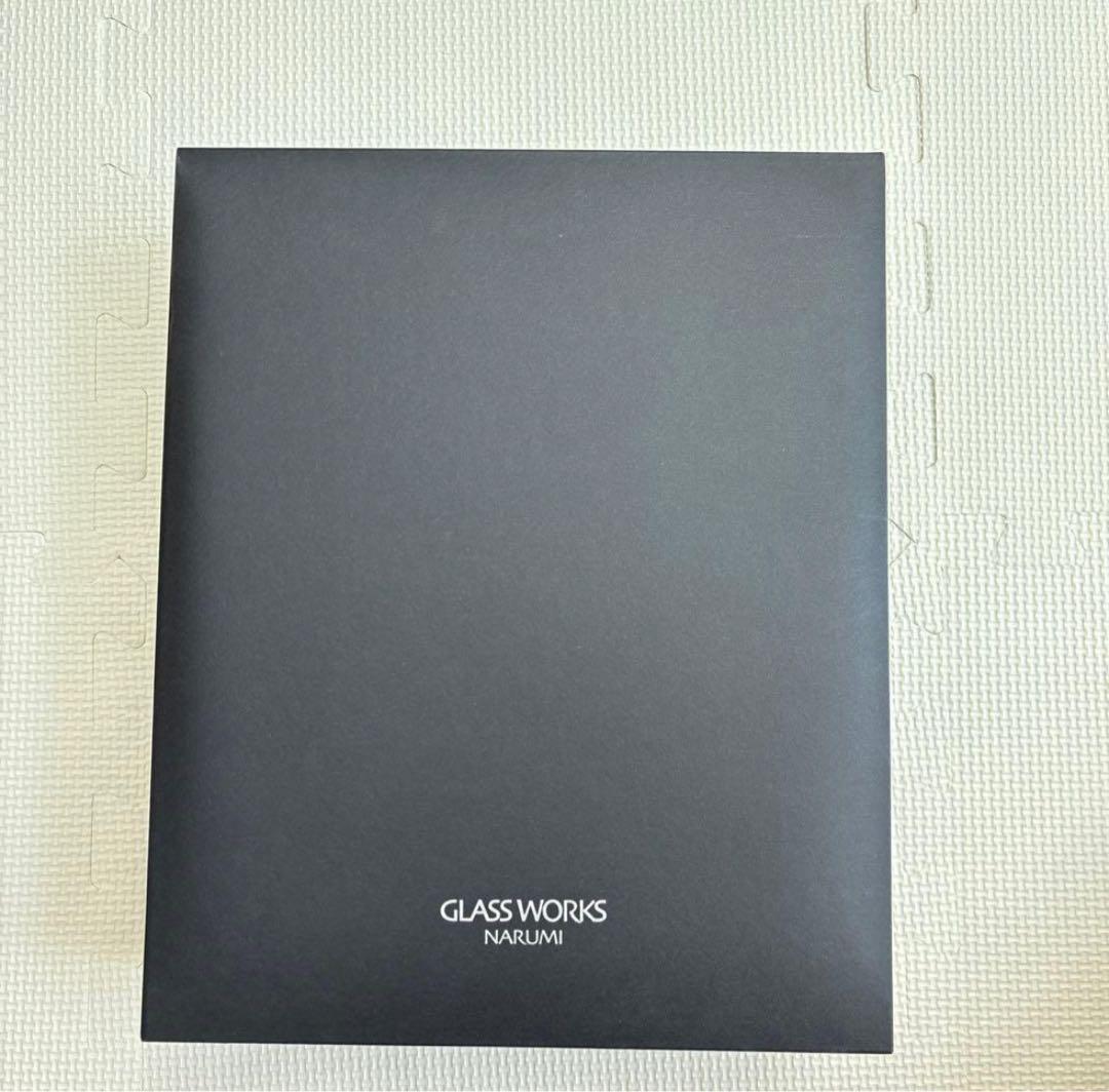 ナルミ　ガラス製置き時計