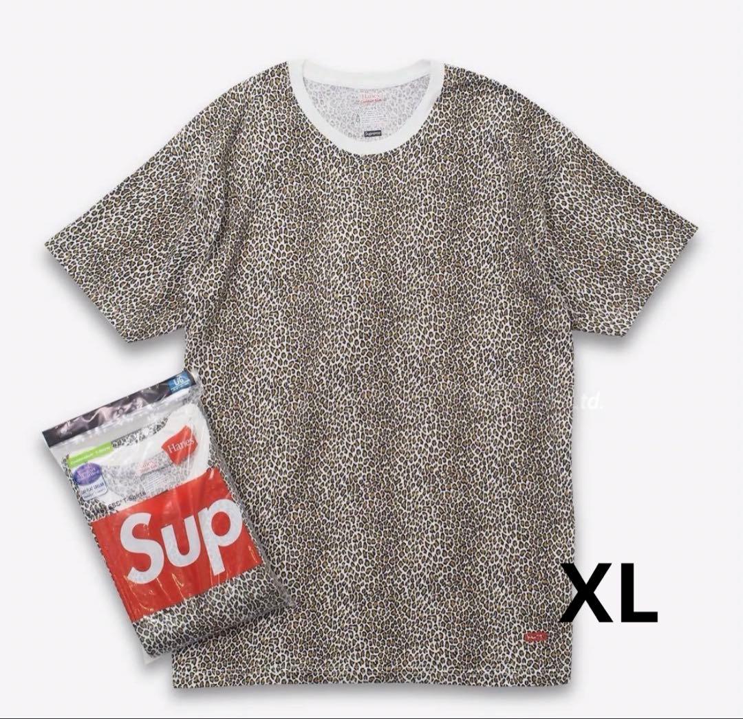 Supreme Hanes Leopard Tagless Tees 2枚セット