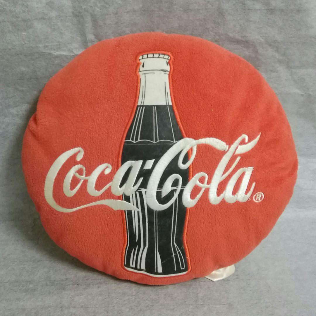 逸品　珍品　レア物　コカ・コーラ　クッション　ロゴ刺繍®入り　ヴィンテージ