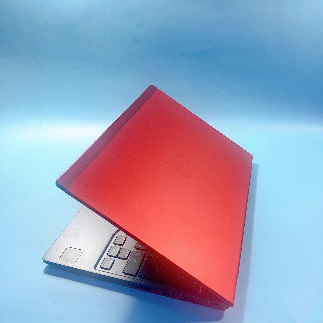 w79✨爆速SSD新品 /薄型 軽量 /赤/Win11✨すぐ使えるノートパソコン