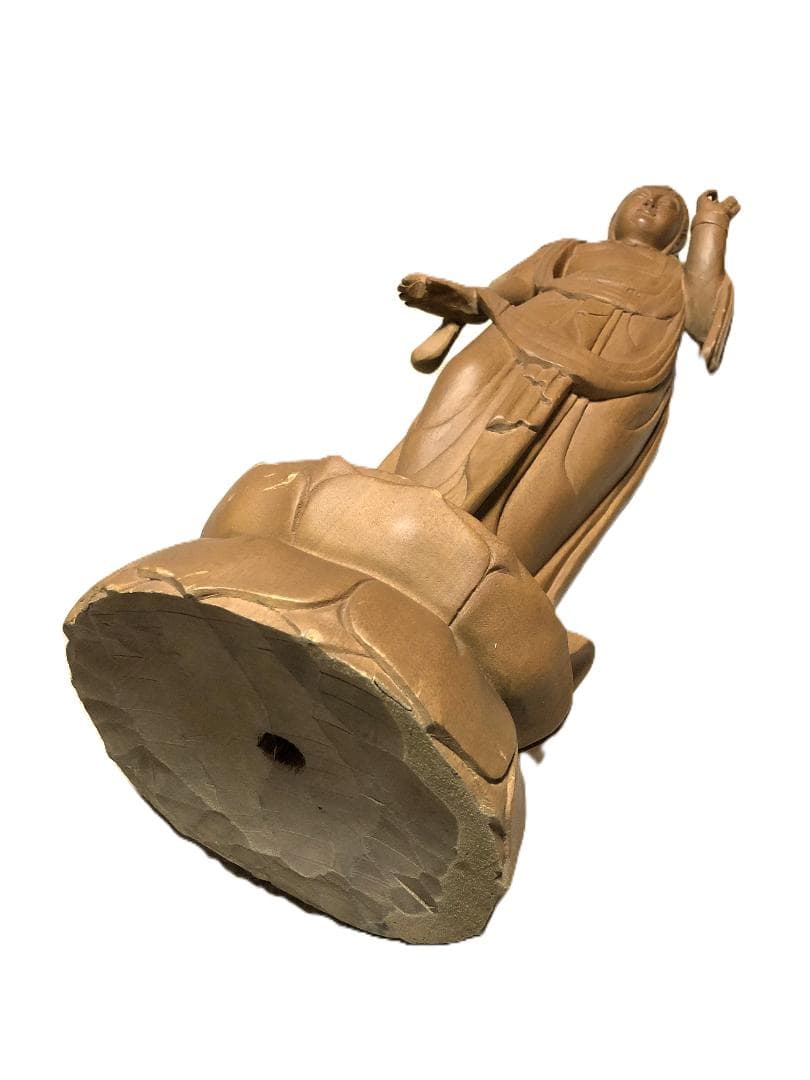 【 春山作 聖観音菩薩立像 】　一木造　高さ64ｃｍ