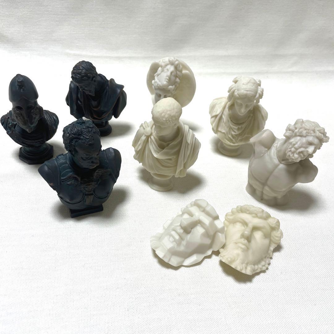 yujin 立体百科事典　石膏デッサン入門2 石膏像　8体+シークレット